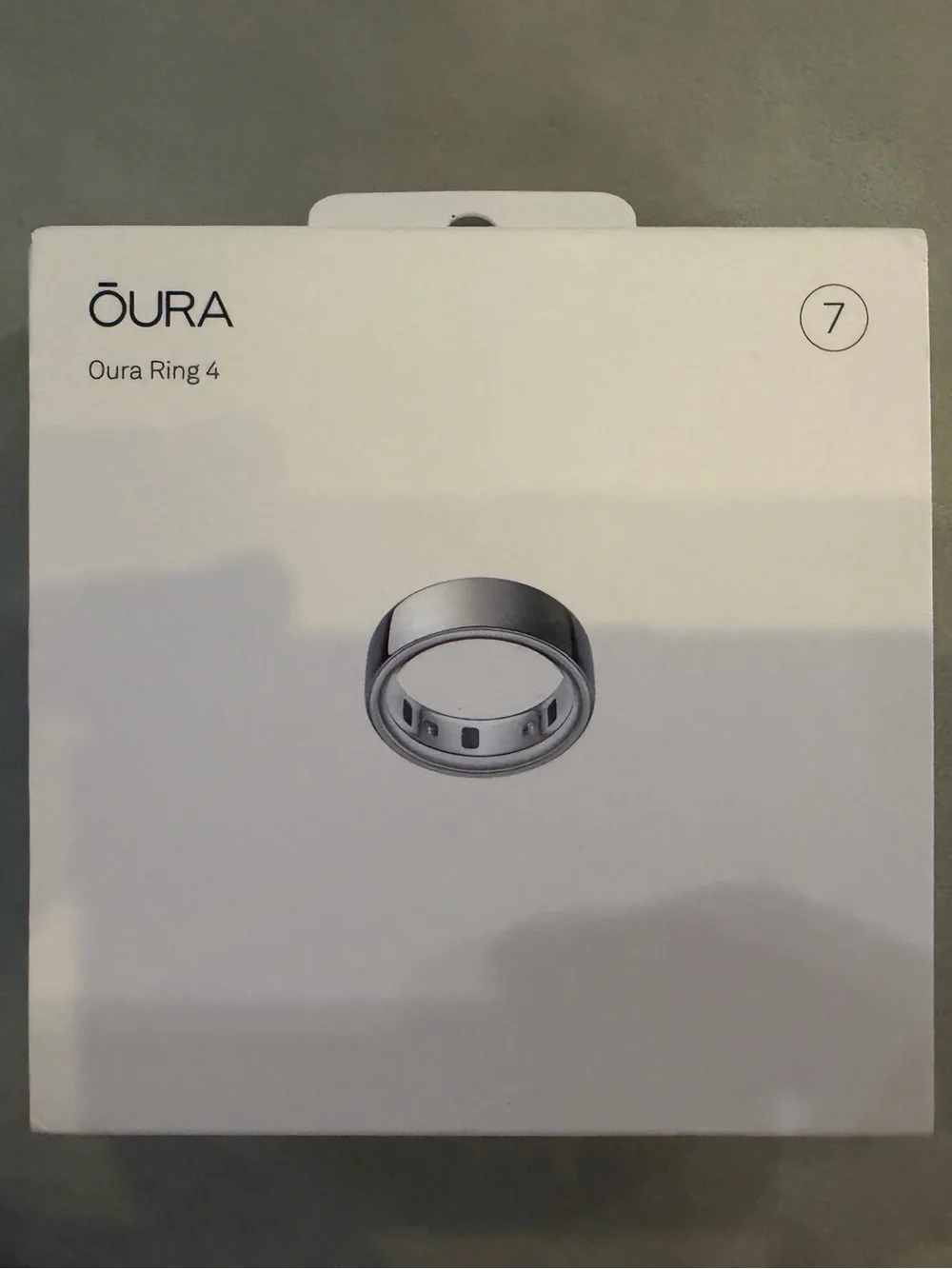 Oura Ring 4 Size 7 Silver